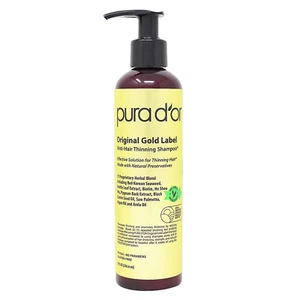 8 Oz Original Gold Label Anti-Thinning Biotin Shampoo Natural Earthy Scent - Picture 1 of 6
