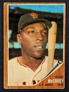 1962 Topps Baseball #544 Willie McCovey San Francisco Giants - Bild 1 von 3