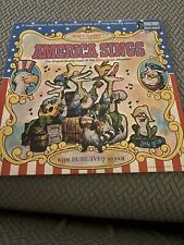 Disneyland America Sings 1974 LP By Burl Ives W/Book Walt Disney Extremely RARE!