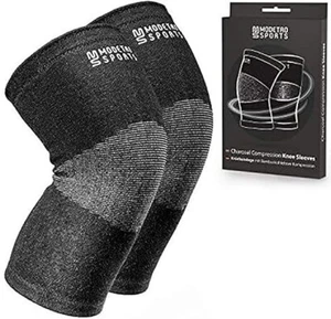 Modetro Sports Knie-Kompressionsmanschette – Kniebandage mit Bambuskohlefaser XL - Bild 1 von 6