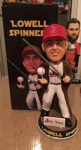 NIB 2016 LOWELL SPINNERS GENERIC PLAYER STAR WARS BOBBLEHEAD SGA 8/20/2016 Cover