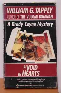 A Void in Hearts, by William G. Tapply , 1990, Law Enforcement, PB, 6358 - Picture 1 of 3