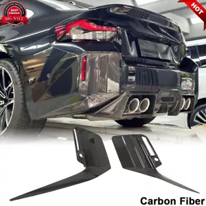 For BWM G87 M2 2022-2024 DRY CARBON Rear Bumper diffuser C Blade Side Vent Fins - Foto 1 di 12