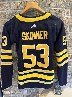 NWT REEBOK Home Blue Jersey #53 Jeff Skinner Buffalo Sabres Womens M - See Pics - Image 1 of 4