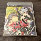 Persona 4: Arena (Sony PlayStation 3, 2012) Complete And Disc Is Mint