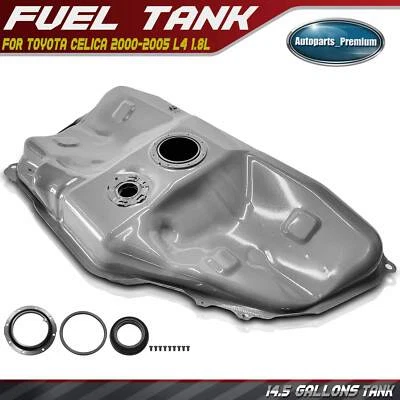 14.5 Gallons Silver Fuel Tank for Toyota Celica 2000 2001 2002 2003-2005 L4 1.8L - Image 1 of 4