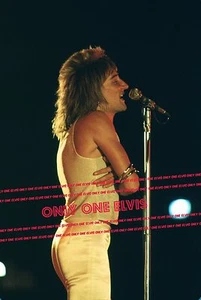 1970s RARE Photo SUPERSTAR Singer ROD STEWART Live in CONCERT Unseen 04 - Picture 1 of 1