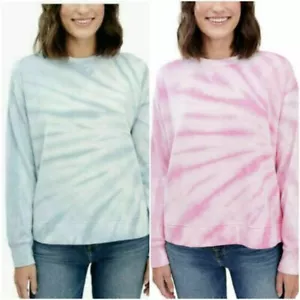 Splendid Ladies Tie Dye Pullover Sweatshirt Shirt - Picture 1 of 32