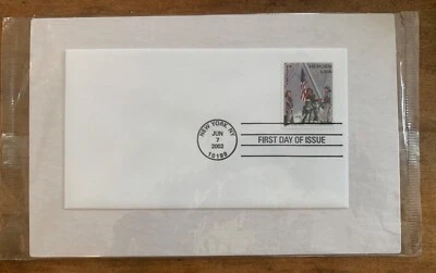 NYC Heroes Fire Dept US Postage Stamp ~ First Day Issue June 7, 2002 - Image 1 of 4