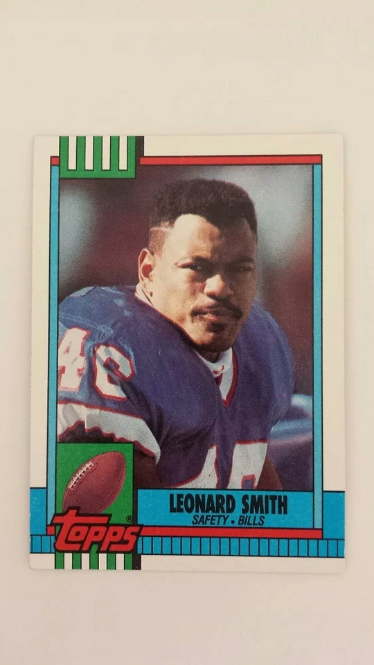 LEONARD SMITH 1990 TOPPS FOOTBALL Card # 194 C0404 - Image 1 of 1