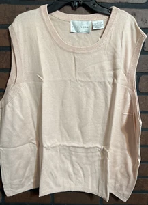 Silk Lore Silk & Cashmere Crewneck Shell Shirt 3x - Picture 1 of 3