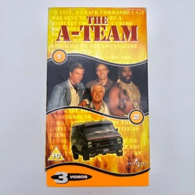 The A Team VHS Box Set Triple Video Tape Special 9 Episodes 3 retro Videos - Image 1 of 4