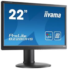 iiyama Prolite B2280HS 22" Inch 1080p Monitor VGA DVI HDMI - GRADE A