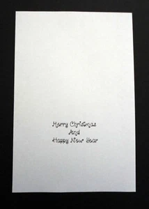 Card Inserts- Christmas Greeting- Cricut Joy cards (Landscape) Pk 20 - Picture 1 of 1