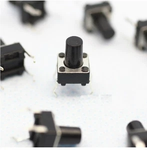100Pcs Tactile Push Button Switch Tact Switch 6X6X8mm 4-pin DIP - Picture 1 of 1