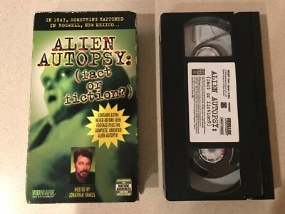 Alien Autopsy: (fact or fiction?) (VHS, 1995) Jonathan Frakes - Image 1 of 3