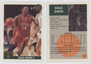 1991-92 Front Row Gold Dale Davis #31 Rookie RC