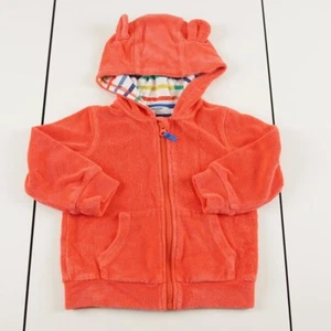 Maglione bambino Boden Terry rosso corallo full zip taglia 12 - 16 - Foto 1 di 5
