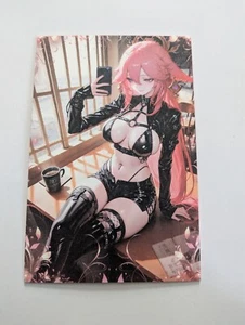Tablero Yae Miko Genshin Impact Matchmaker 2 MianMian Goddess Story Waifu A5 - Imagen 1 de 2
