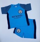 Manchester City Football Kit Cotton Baby Shirt & Short Set All Sizes