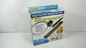Dryer MAX Vent Duct Cleaning Lint Trap Removal Vacuum Kit New In Box - Picture 1 of 8