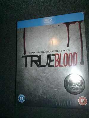 True Blood Seasons 1-4 Box Set Blu Ray Movie Complete Collection HBO series New - Image 1 of 3