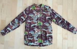 HOUSTON Japan Long Sleeve Aloha Shirt - Tiger & Eagle - Used - Picture 1 of 5