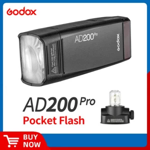 Flash extérieur Godox AD200Pro TTL 1/8000 HSS avec système X sans fil intégré 2,4G - Photo 1/11