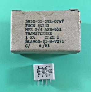 ESCO INC, ASB-651 AUDIO FREQUENCY TRANSFORMER 175V .25W - Picture 1 of 7