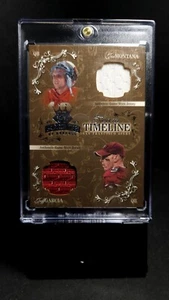 2003 Gridiron Kings Team Timeline JOE MONTANA/JEFF GARCÍA Game Worn Patch#20/100 - Picture 1 of 4