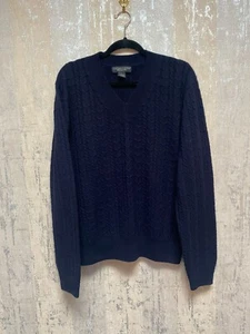 100% Cashmere Pullover/Sweater Bloomingdale's Men's Department Store Size L - Picture 1 of 7