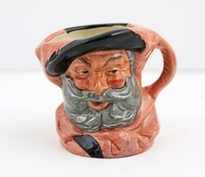Taza pequeña Toby 1949 Royal Doulton personaje jarra D6519 Falstaff 2" - Imagen 1 de 5