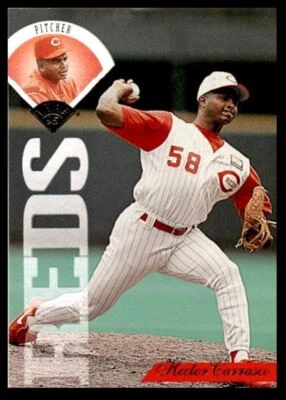 1995 Leaf Hector Carrasco Cincinnati Reds #306 - Image 1 of 2