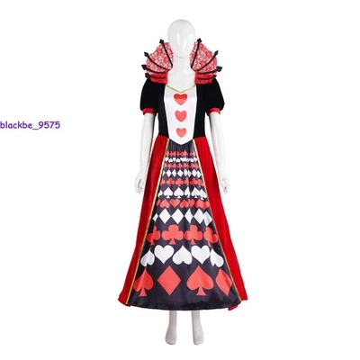 Alicia en el País de las Maravillas La Reina Roja Disfraz Completo Trajes de Halloween Foto 1 de 4