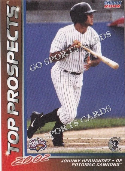 2002 Carolina League Top Prospects Johnny Hernandez RC Rookie Cardinals - Image 1 of 1