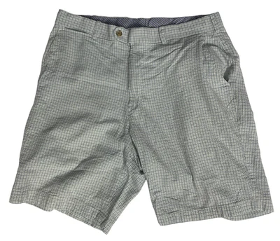 Peter Millar Korea Made Cotton Check Shorts Men’s 34 Golf Resort Preppy - Image 1 of 4