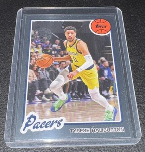 Tarjeta de lámina de plata Tyrese Haliburton 2025-26 Topps 45 aniversario #80BK-94 - Imagen 1 de 2