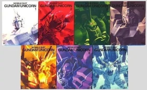 Mobile Suit Gundam Unicorn UC Blu-ray Vol.1-7 Complete set animation From Japan - Foto 1 di 1