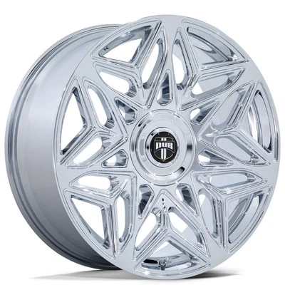 24x9 DUB Wheels DC274 Anomaly Chrome Rims 5x115 ET+15 (4pcs) Foto 1 de 4