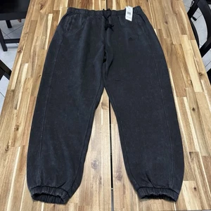 Adidas Sweatpants Womens 2XL Black All SZN Loose Baggy Tapered Drawstring NWT - Picture 1 of 8