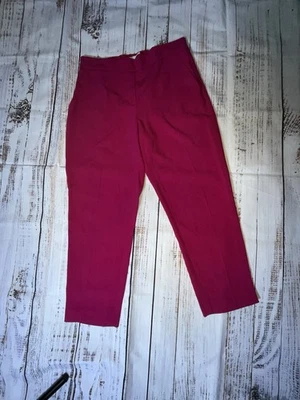 Calças de trabalho femininas Babaton 6 rosa perna reta elástica (183) - Imagem 1 de 4