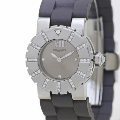 Reloj Pulsera Chaumet Clase Uno W06202-16A Mujer Analógico Negro Cuarzo Suizo USADO Foto 1 de 4