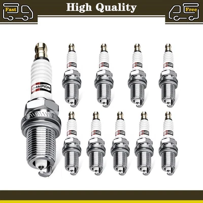 Bujía Champion 10 piezas para Ford E-350 Econoline 1997-1997 Foto 1 de 3