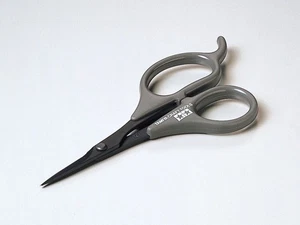Tamiya 74031 Craft Tools Decal Scissors, for Static Kit Paper Decals/Stickers - Picture 1 of 3