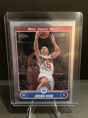 2006-07 Topps Chrome - Jason Kidd #56 Refractor New Jersey Nets - Image 1 of 2