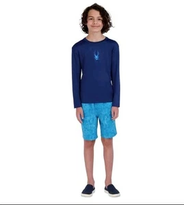 NEW! Spyder Youth 2-piece Long Sleeve Swim Set 10/12 FREE SHIPPING! - Picture 1 of 5