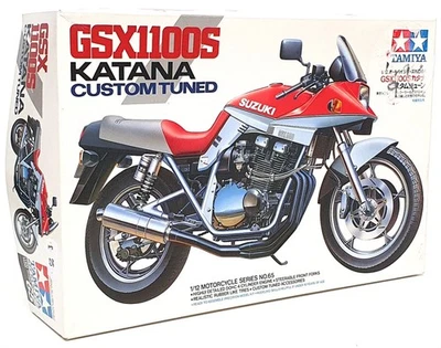 Tamiya 1/12 Scale Model Kit 14065 Series 65 Suzuki GSX1100S Katana Custom Tuned - Image 1 of 4