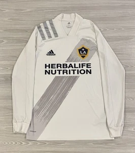 Adidas 2020 LA Galaxy Home Jersey Authentic Long Sleeve FI4020 Men’s Size Small - Picture 1 of 9