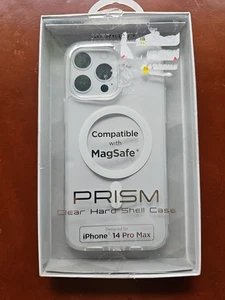 Merkury Innovations Prism Clear Case iPhone 14 Pro Max Compatible w/ MagSafe - Picture 1 of 2