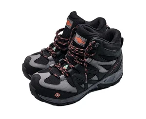 Merrell Womens Size 7 Work Siren LTR Mid Black Waterproof Alloy Toe Work Boots - Picture 1 of 9